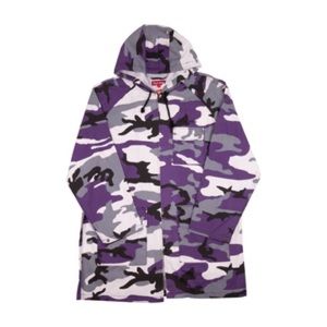 Purple Camo Supreme Parka